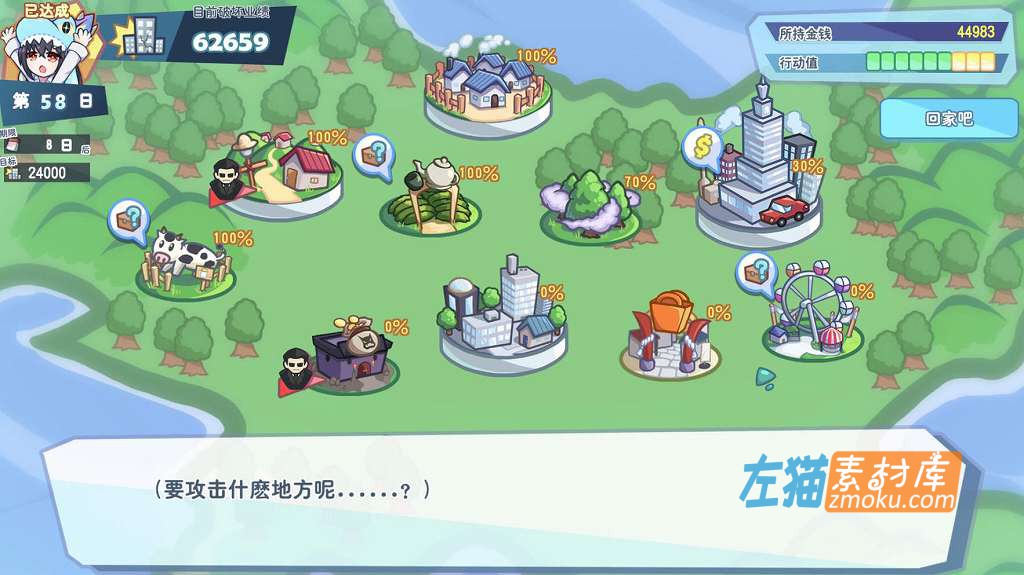 [PC游戏]《怠惰怪兽公主不想工作》(怠け怪獣姫は働きたくない)_SLG养成经营_中文CV语音整合步版V1.07