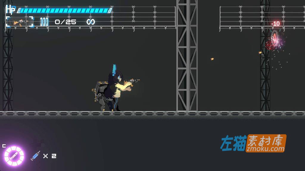 [PC游戏]《Metal Flame》(金属火焰/电波少女)_横版射击ACT游戏_下载即玩_STEAM中文整合步版V1.01