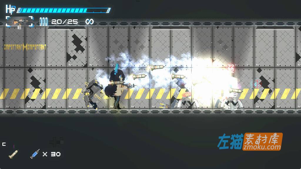 [PC游戏]《Metal Flame》(金属火焰/电波少女)_横版射击ACT游戏_下载即玩_STEAM中文整合步版V1.01