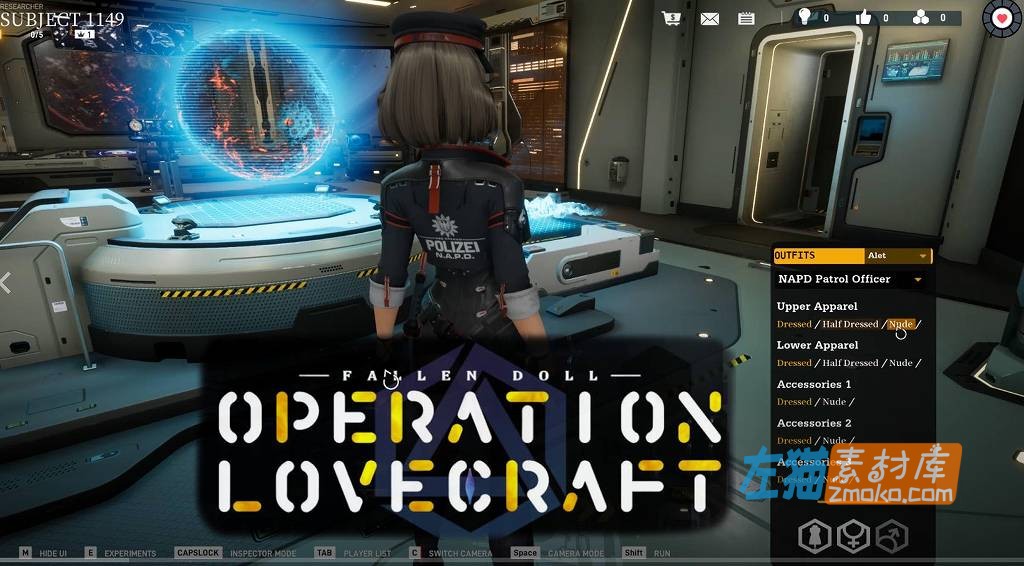 [PC游戏]《洛夫克拉夫特行动-堕落玩偶》(Fallen Doll)_下载即玩_后宫mod_中文硬盘整合v0.4.9