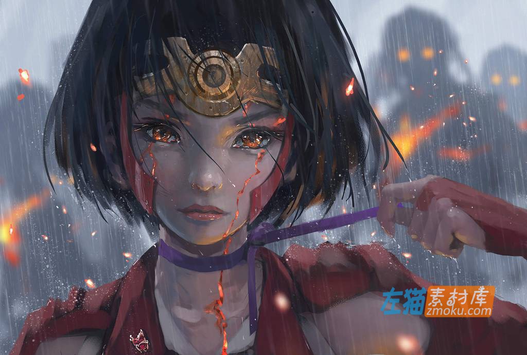 [原画]画师Wlop(王凌)原画作品集2015~2020年_《鬼刀》全彩漫画_原画合集包[500+画]