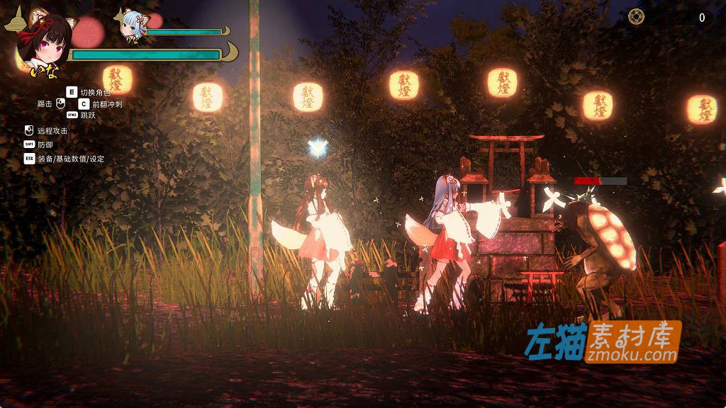 [PC游戏]《浮世幻想缘日》(浮世幻想縁日)_横版动作ACT游戏+存档_DLsite中文整合版V2024.2.16