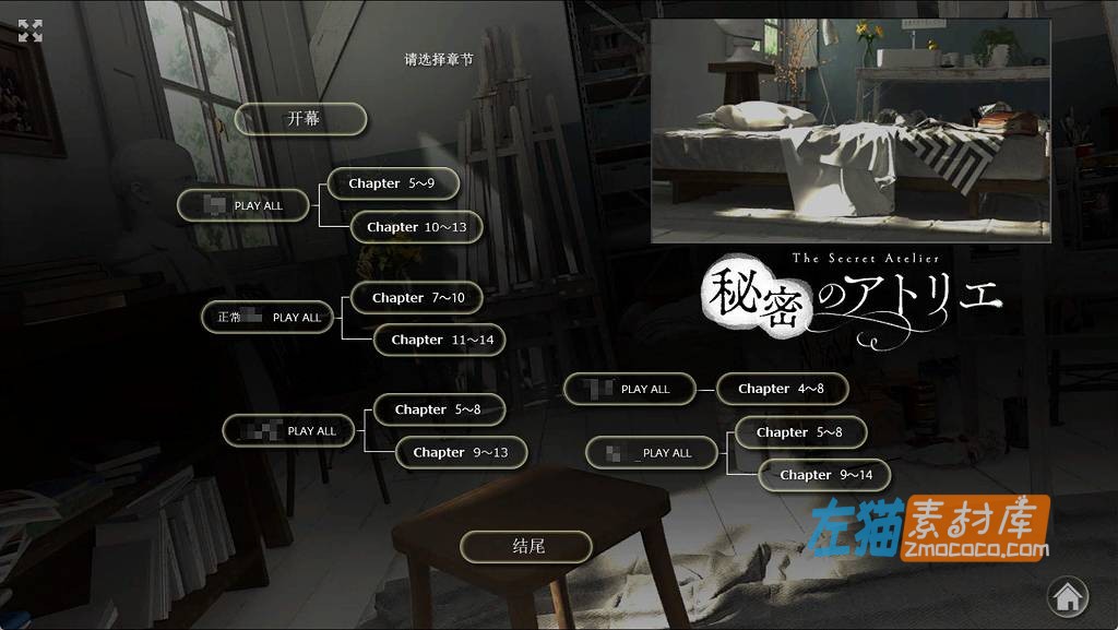 [PC游戏]《秘密工作室》(The Secret Atelier)_KENZsoft视觉小说游戏_中文硬盘整合步版V2.0