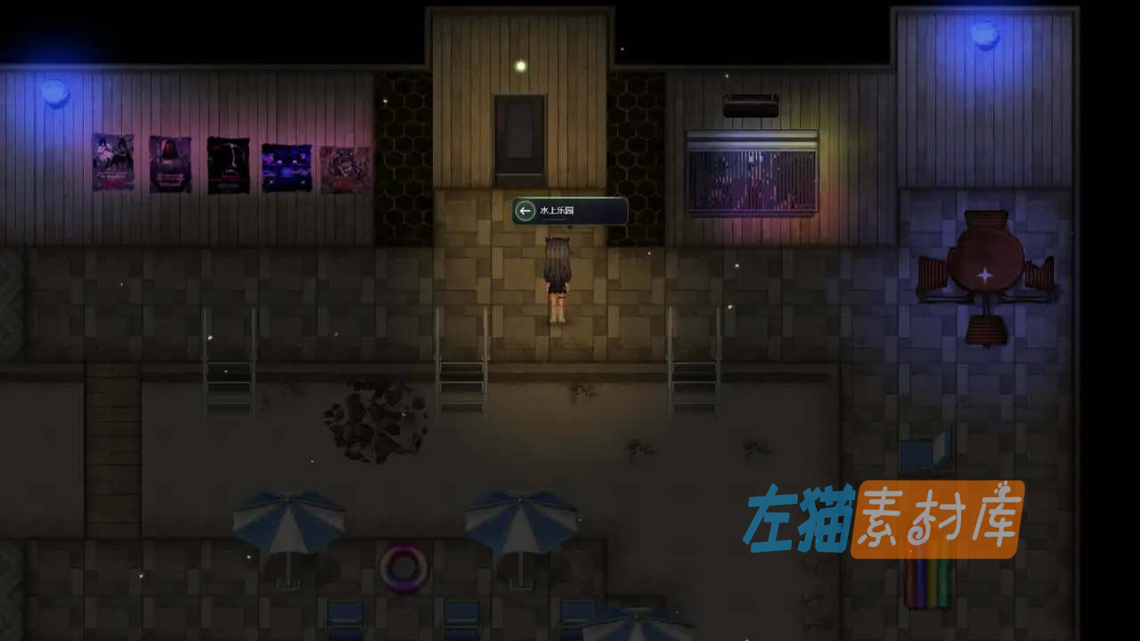 孤毒直播深 heXtreaming Deep 废弃水上乐园探索场景