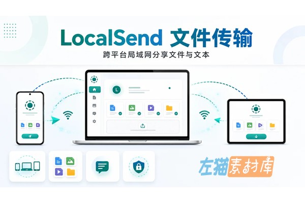 [文件传输] LocalSend – 局域网跨平台离线互传工具